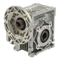 RV Series Output Flange Mounted Worm Reduction Gearbox Design